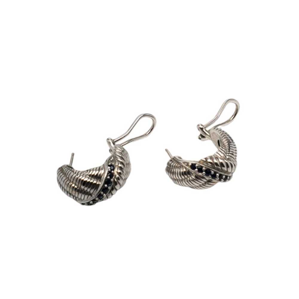 Judith Ripka Silver earrings - image 6