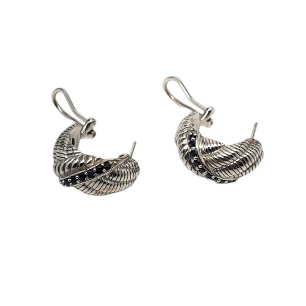 Judith Ripka Silver earrings - image 9