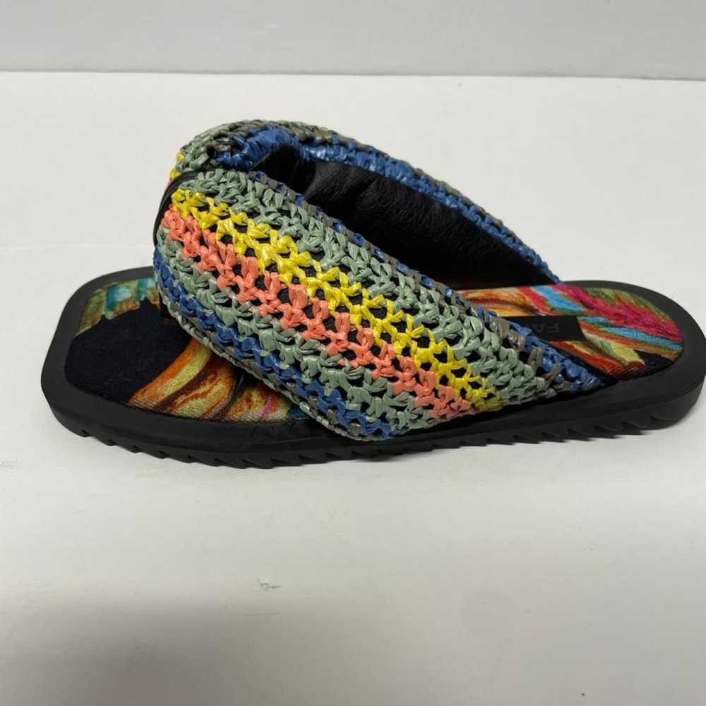 Farm Rio Vegan leather flip flops - image 3