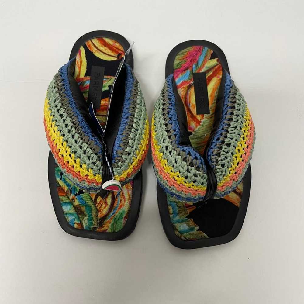 Farm Rio Vegan leather flip flops - image 6