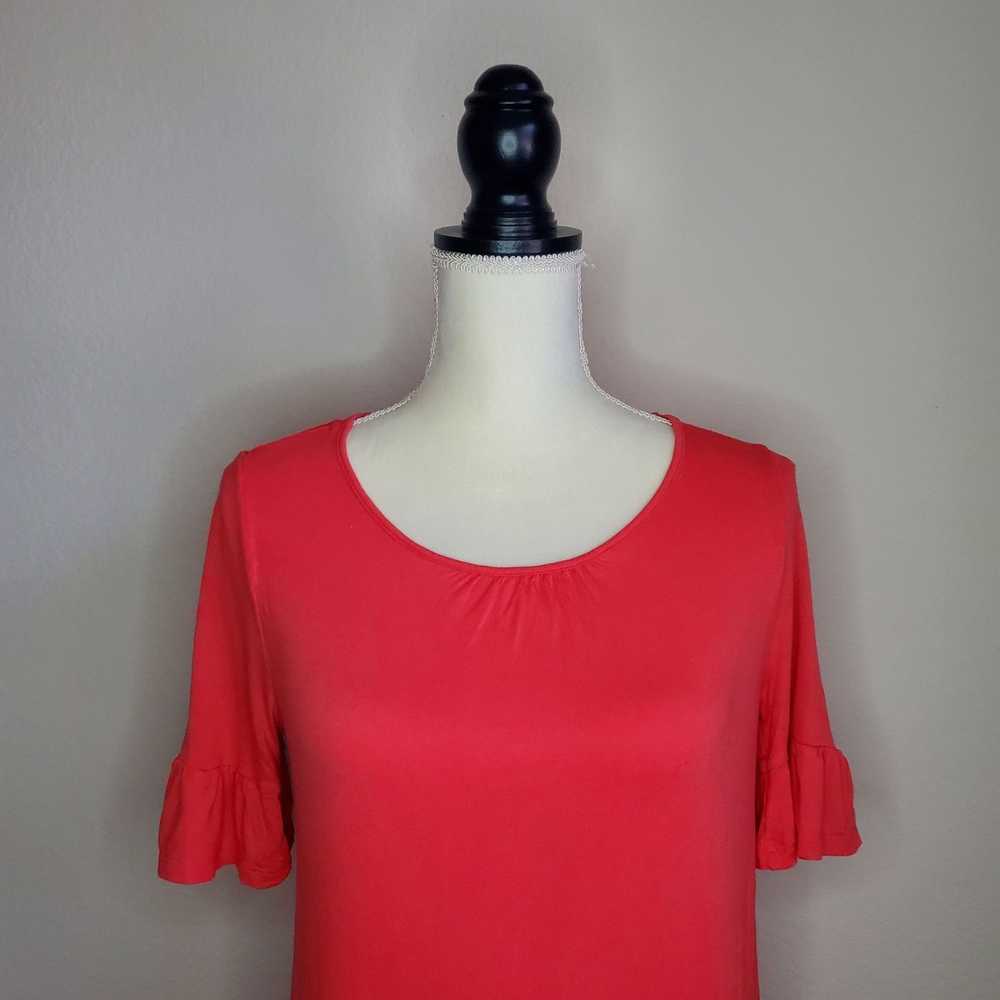 Joe Fresh Joe Fresh Orange Blouse Small - image 5