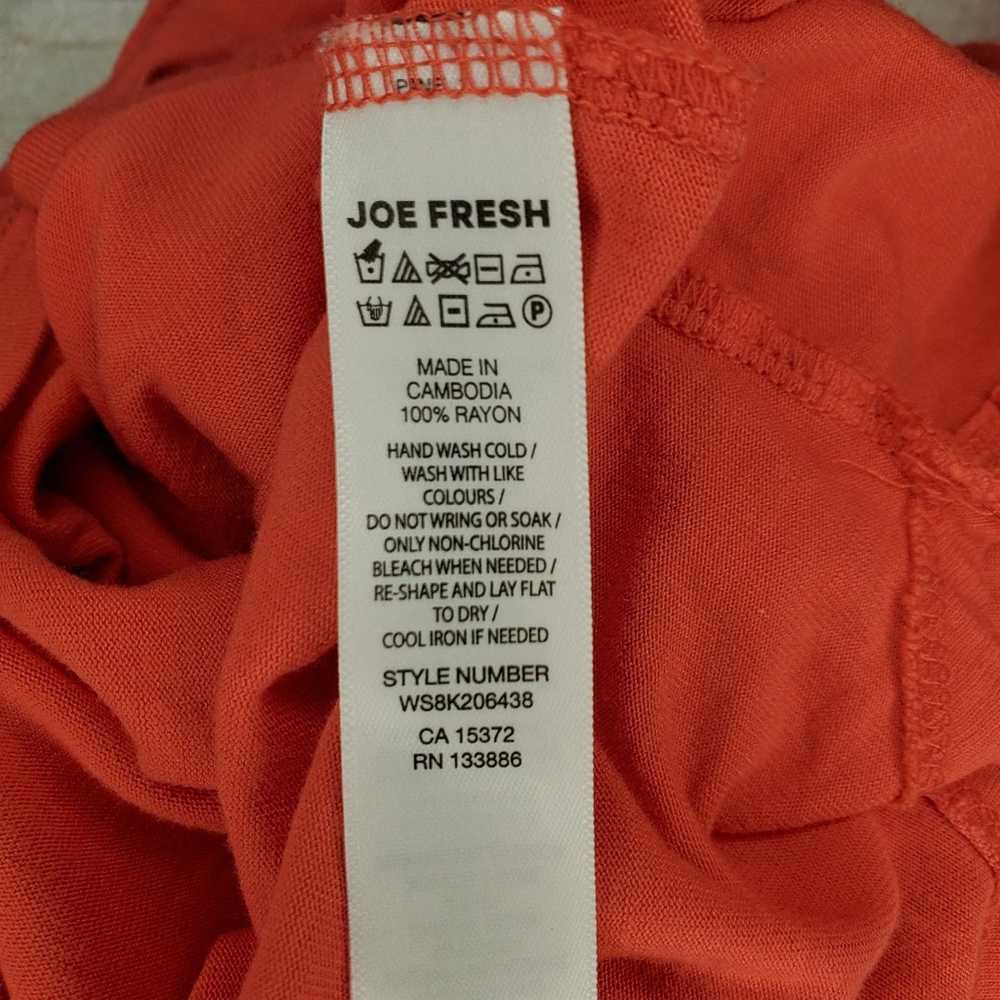 Joe Fresh Joe Fresh Orange Blouse Small - image 7