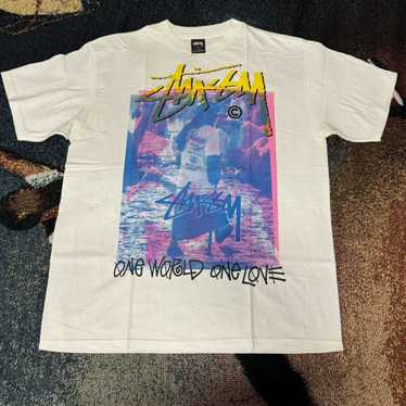 Stussy STUSSY ONE WORLD ONE LOVE TEE WHITE