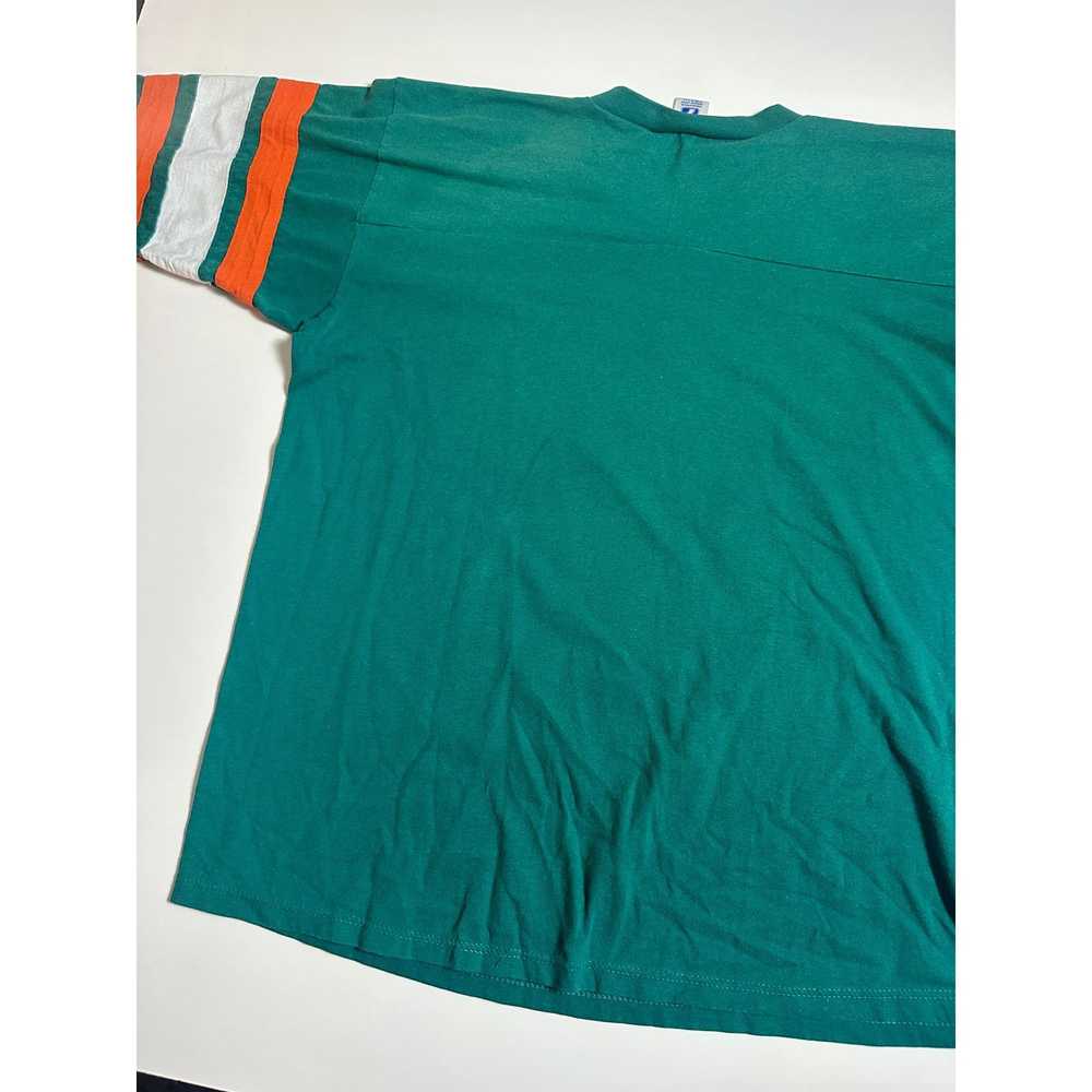 Logo 7 Miami Dolphins Vintage Logo 7 T-Shirt~XL~ - image 4