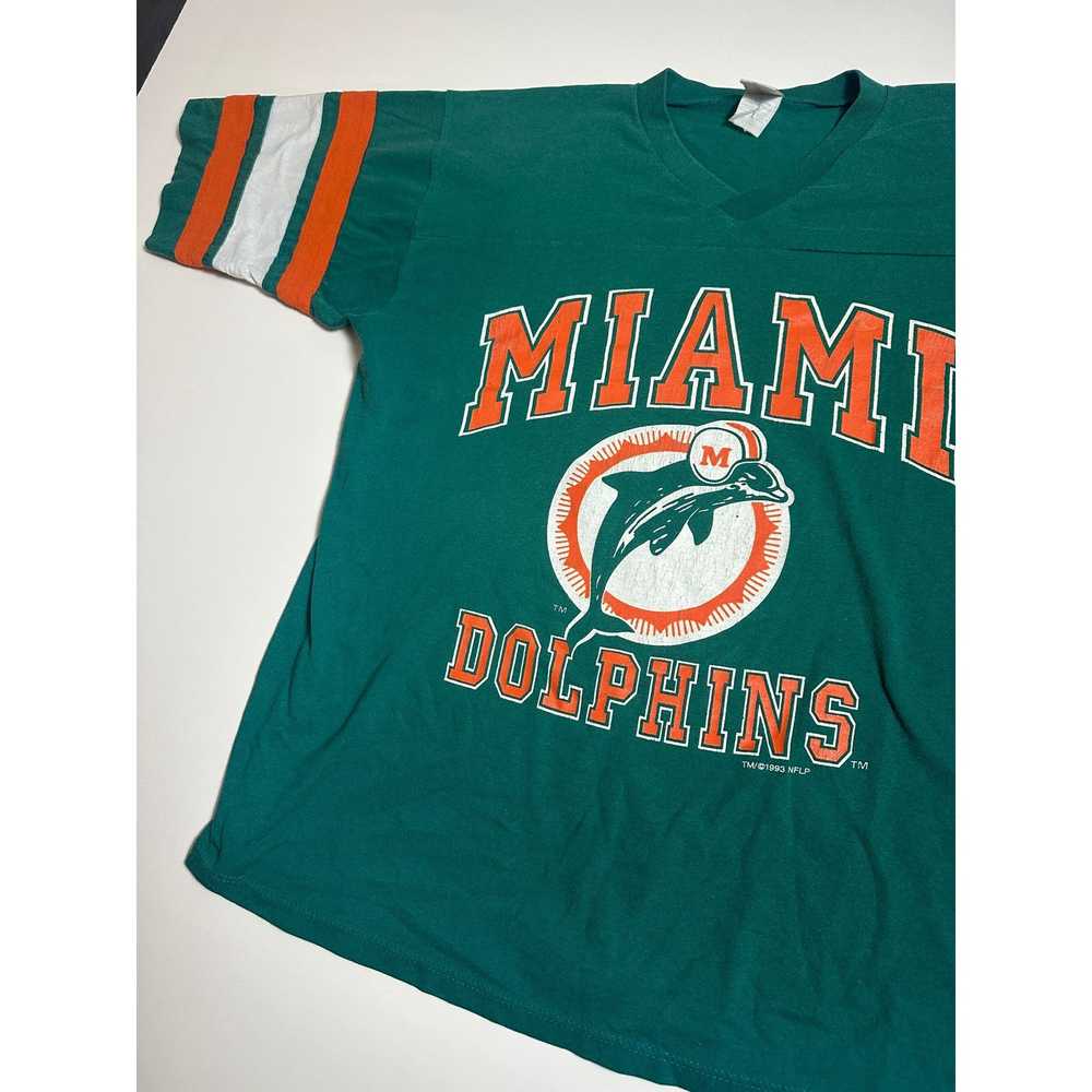 Logo 7 Miami Dolphins Vintage Logo 7 T-Shirt~XL~ - image 6