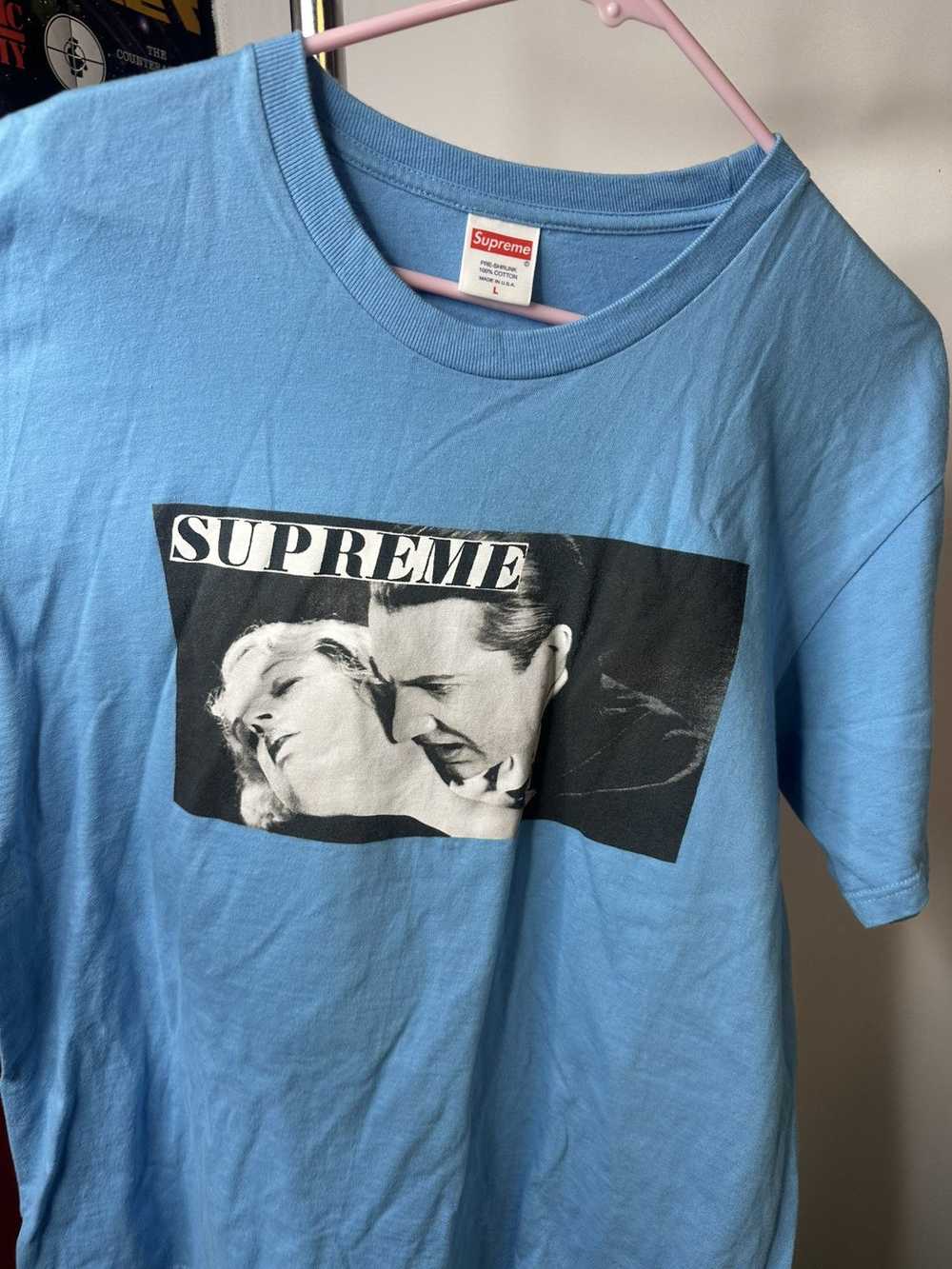 Supreme Supreme Bela Lugosi Tee Size Large - Blue - image 1