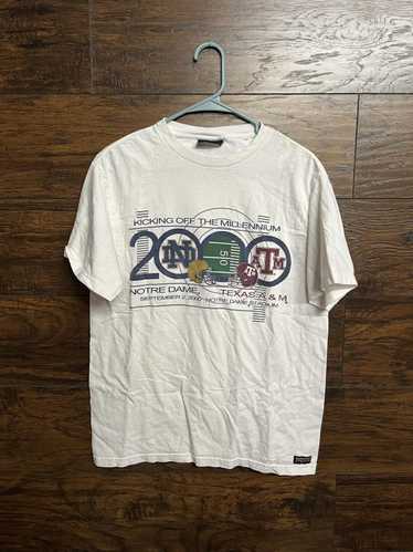 Jansport VTG Notre Dame vs Texas A&M T-shirt 2000 