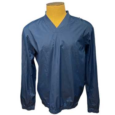 Port Authority Port Authority Blue Pullover V Nec… - image 1