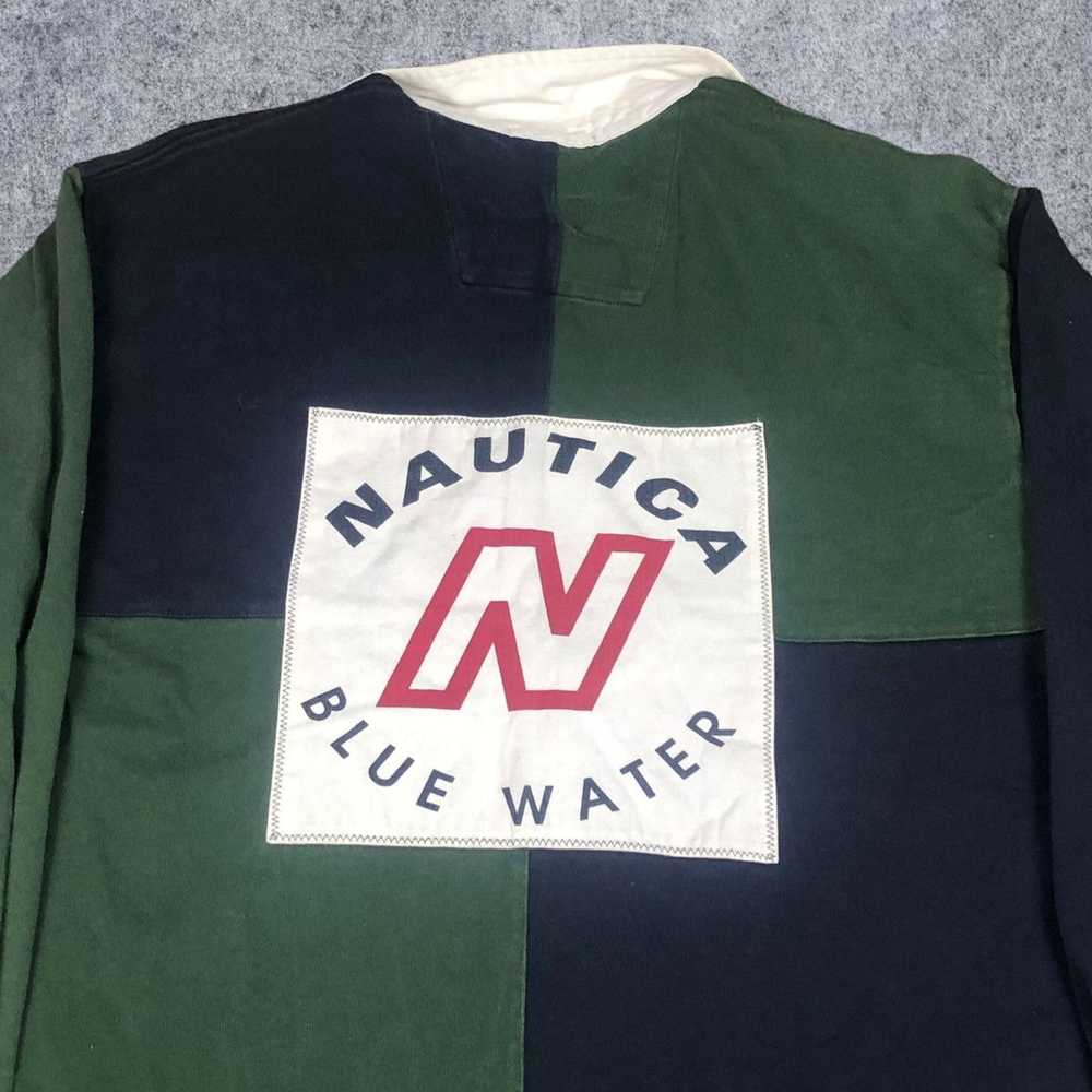 Nautica × Vintage Vintage Nautica Blue Water Chal… - image 2