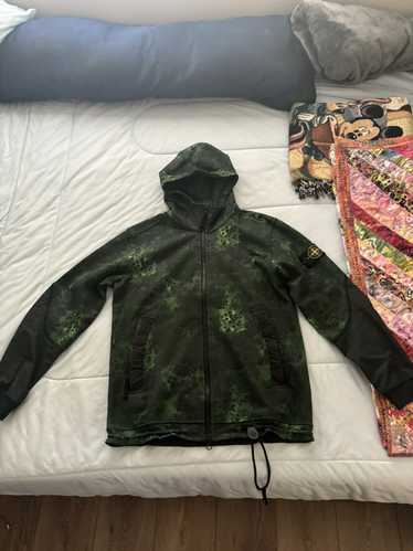 Stone Island Stone island alligator camo zip up ho