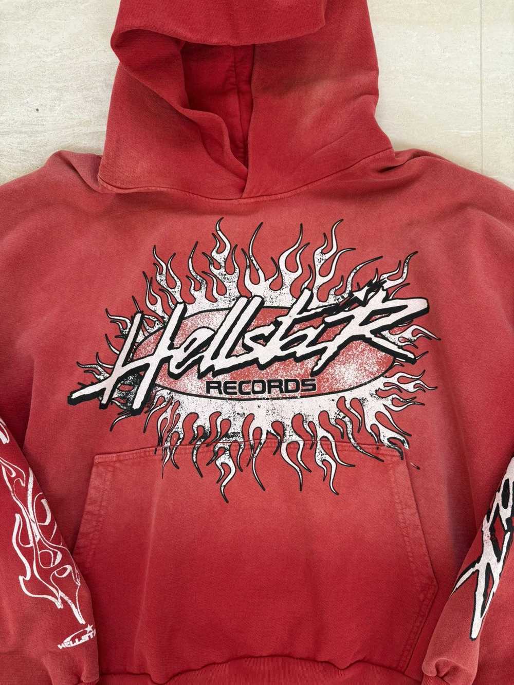 HELLSTAR ***RARE RED HELLSTAR FLAME HOODIE - image 2