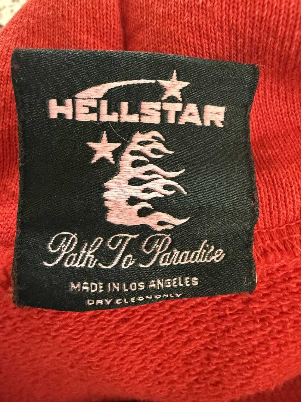 HELLSTAR ***RARE RED HELLSTAR FLAME HOODIE - image 5