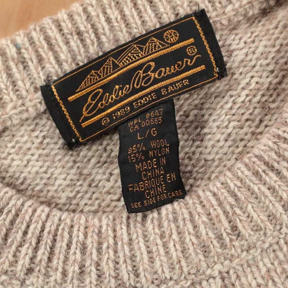 Eddie Bauer Floral Knit Wool Cottagecore Sweater … - image 5