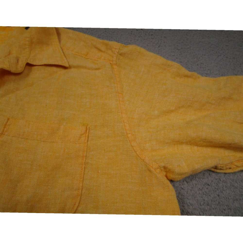 Tommy Bahama Mens Casual Yellow Linen Outdoor Bea… - image 2