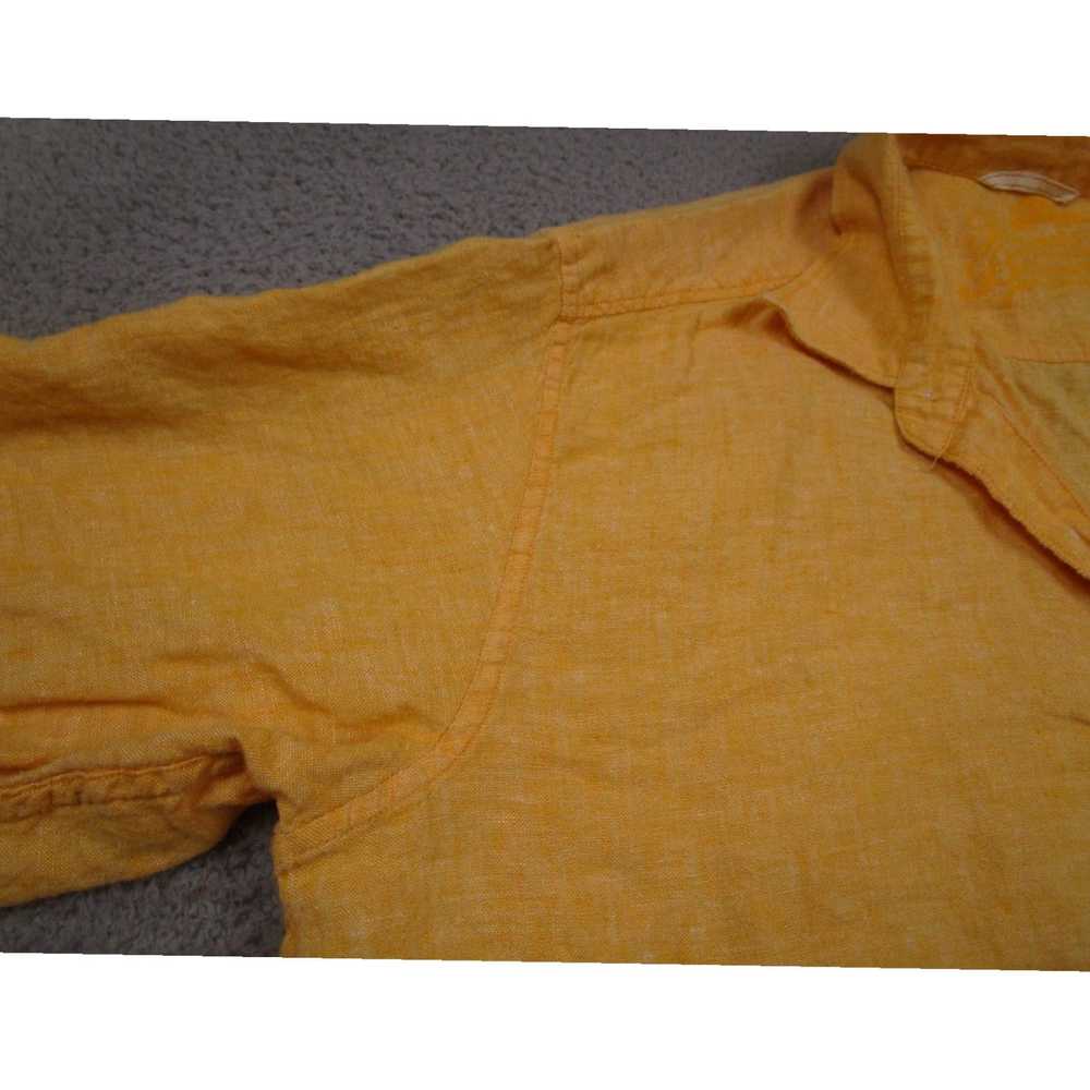 Tommy Bahama Mens Casual Yellow Linen Outdoor Bea… - image 3