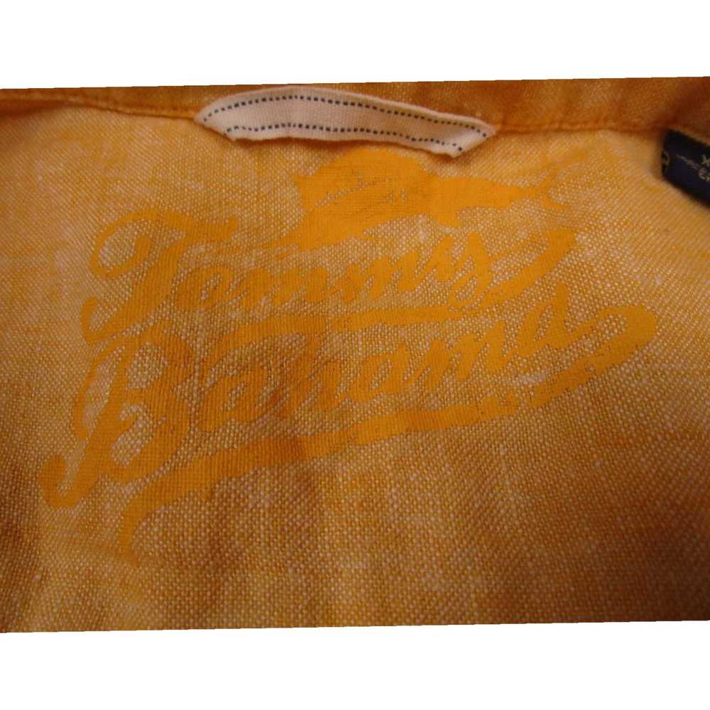 Tommy Bahama Mens Casual Yellow Linen Outdoor Bea… - image 4