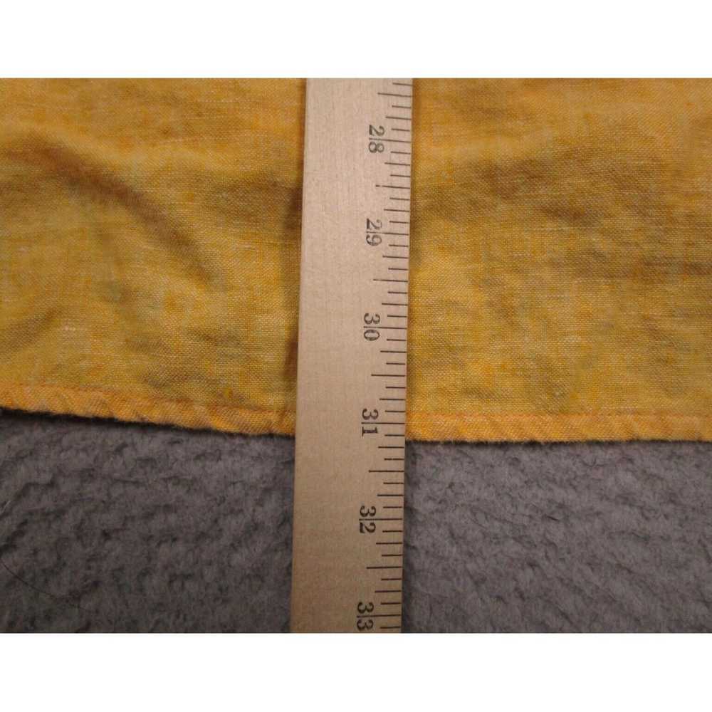 Tommy Bahama Mens Casual Yellow Linen Outdoor Bea… - image 7