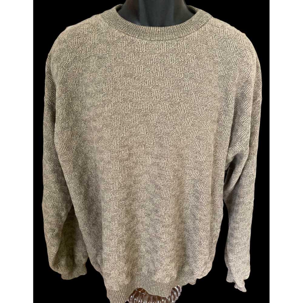 Vintage Authentic Brown Long Sleeve Vintage Sweat… - image 1