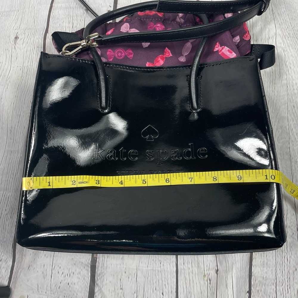 Kate Spade Trista Black Patent Leather Shopper Sa… - image 7