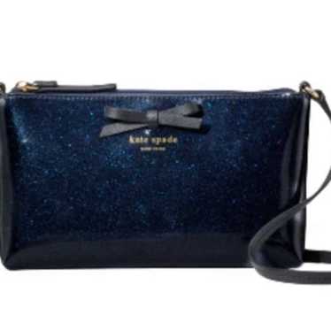 Kate Spade Blue Glitter Crossbody - image 1