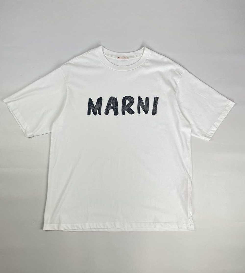 Japanese Brand × Luxury × Marni Marni White Tee - image 1