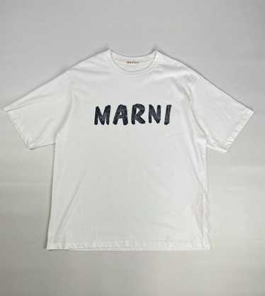 Japanese Brand × Luxury × Marni Marni White Tee - image 1