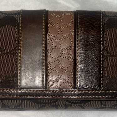 Coach Vintage wallet brown Sig C.