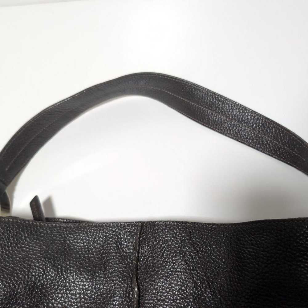 FURLA Leather Handbag Dark Brown Shoulder Bag - image 6