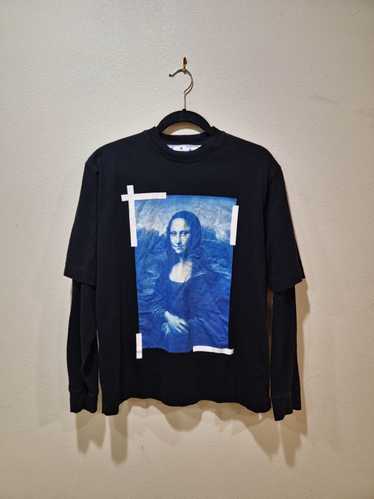 Off-White Mona Lisa Graphic Layered Long-sleeve S… - image 1