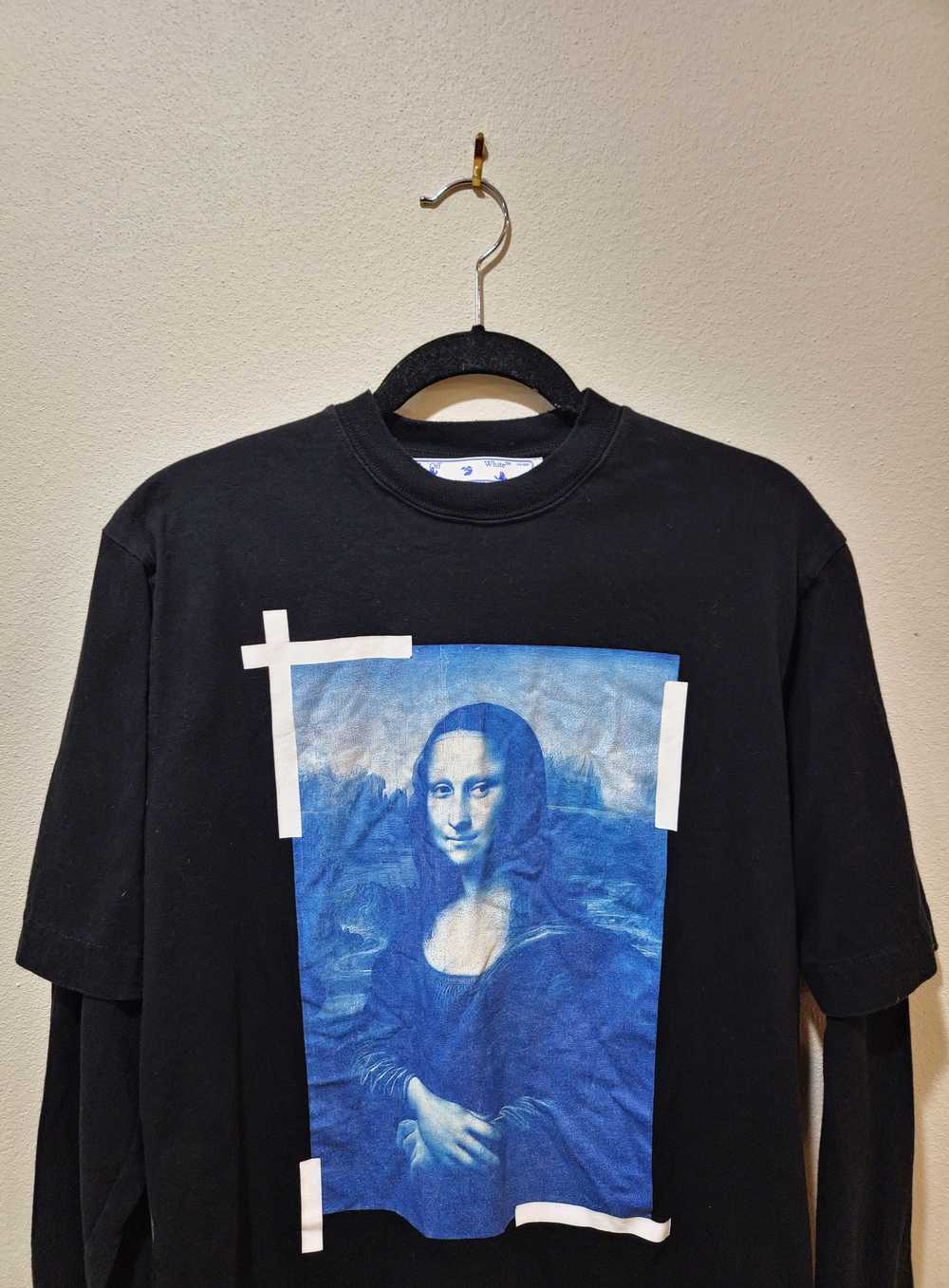 Off-White Mona Lisa Graphic Layered Long-sleeve S… - image 2