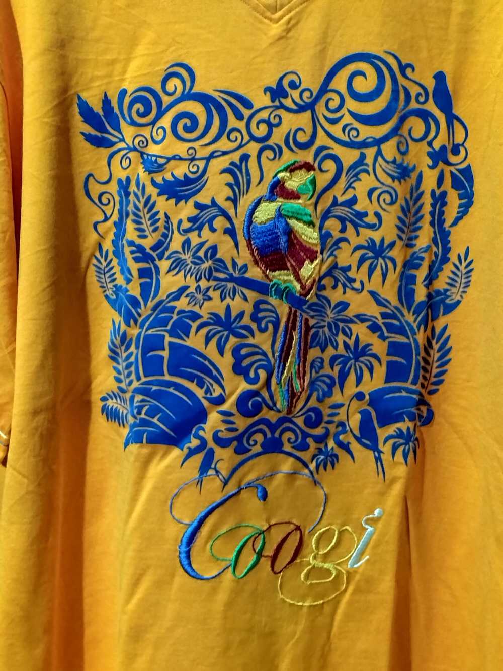 Coogi × Rap Tees × Streetwear Coogi V Neck Embroi… - image 2