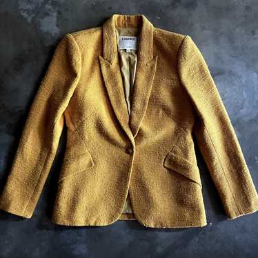 L'Agence L'AGENCE Tweed One Button Blazer Size 6 - image 1