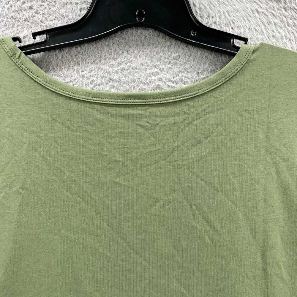 Vintage Green Short Sleeve 2X Plus Size Blouse fo… - image 6