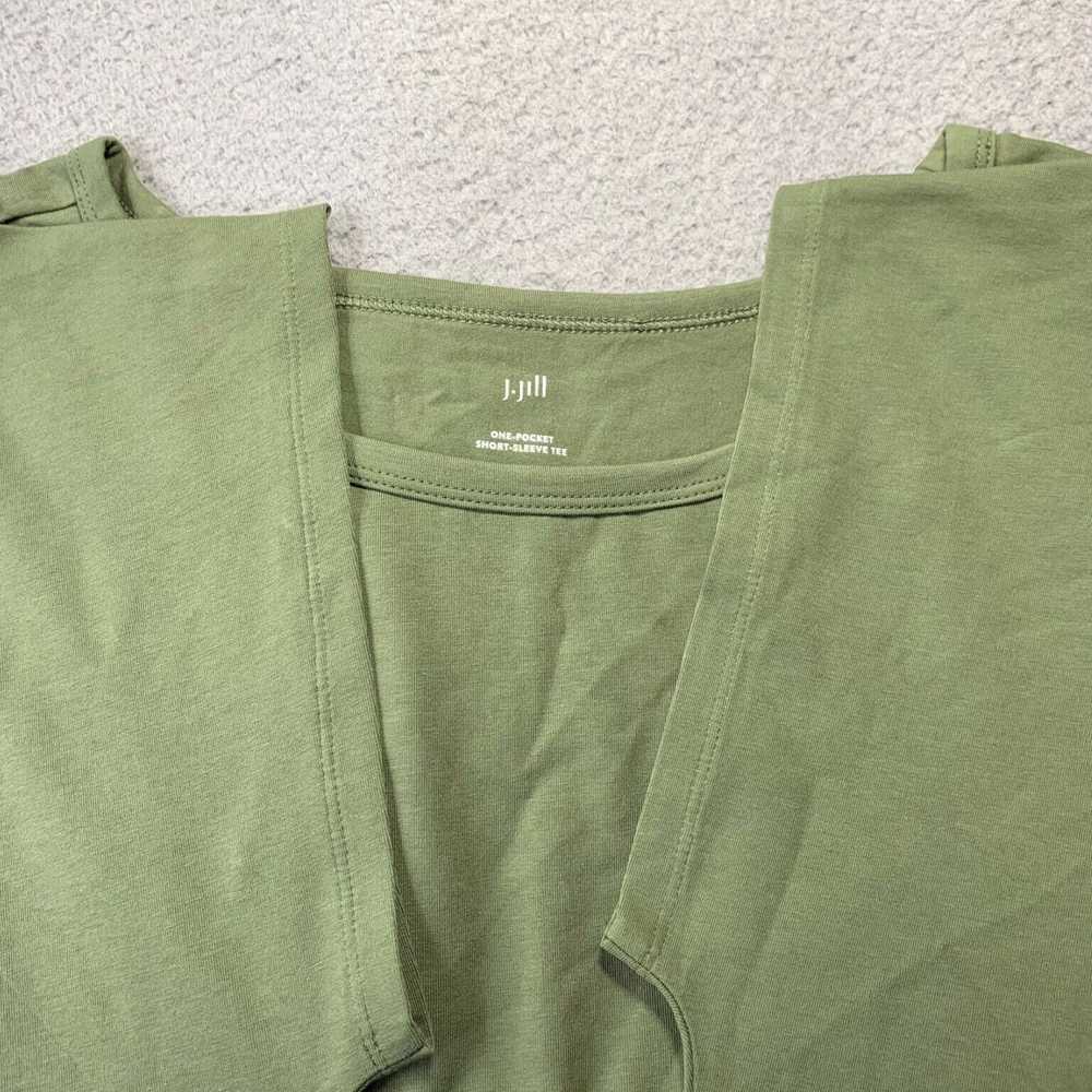 Vintage Green Short Sleeve 2X Plus Size Blouse fo… - image 8