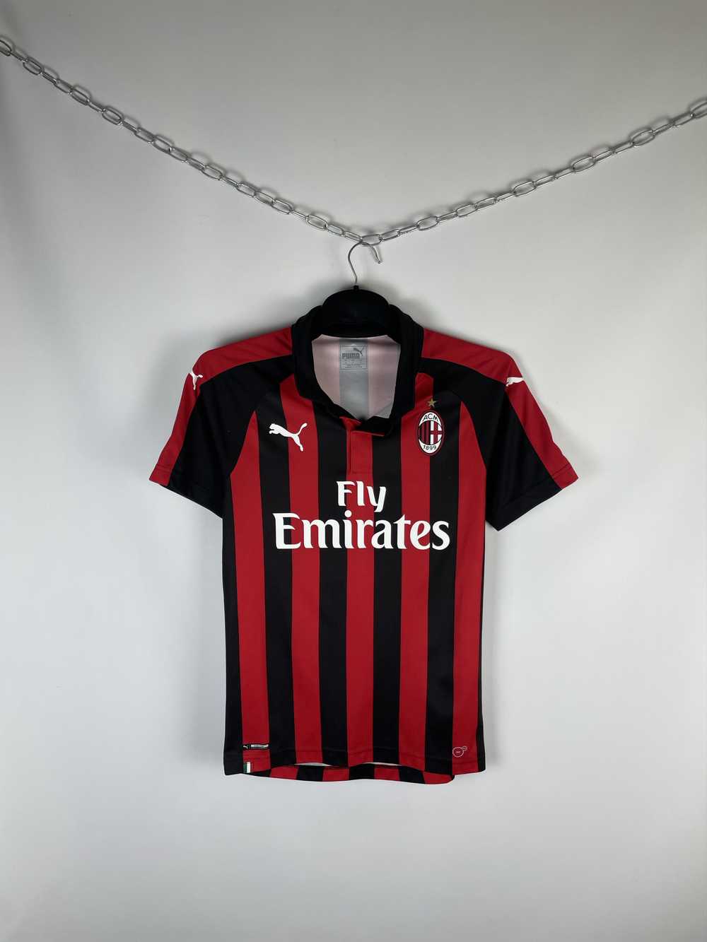 Puma × Soccer Jersey × Vintage Puma FC AC Milan I… - image 1