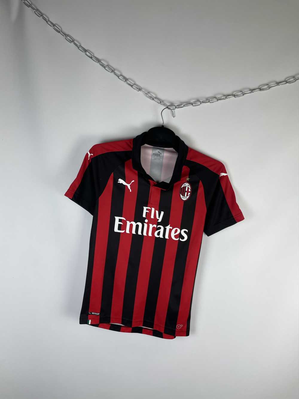 Puma × Soccer Jersey × Vintage Puma FC AC Milan I… - image 2