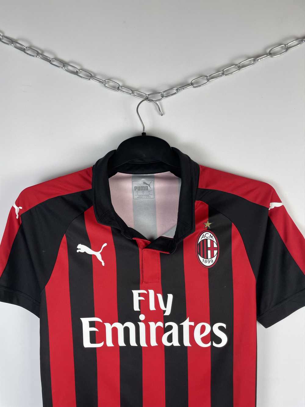 Puma × Soccer Jersey × Vintage Puma FC AC Milan I… - image 3