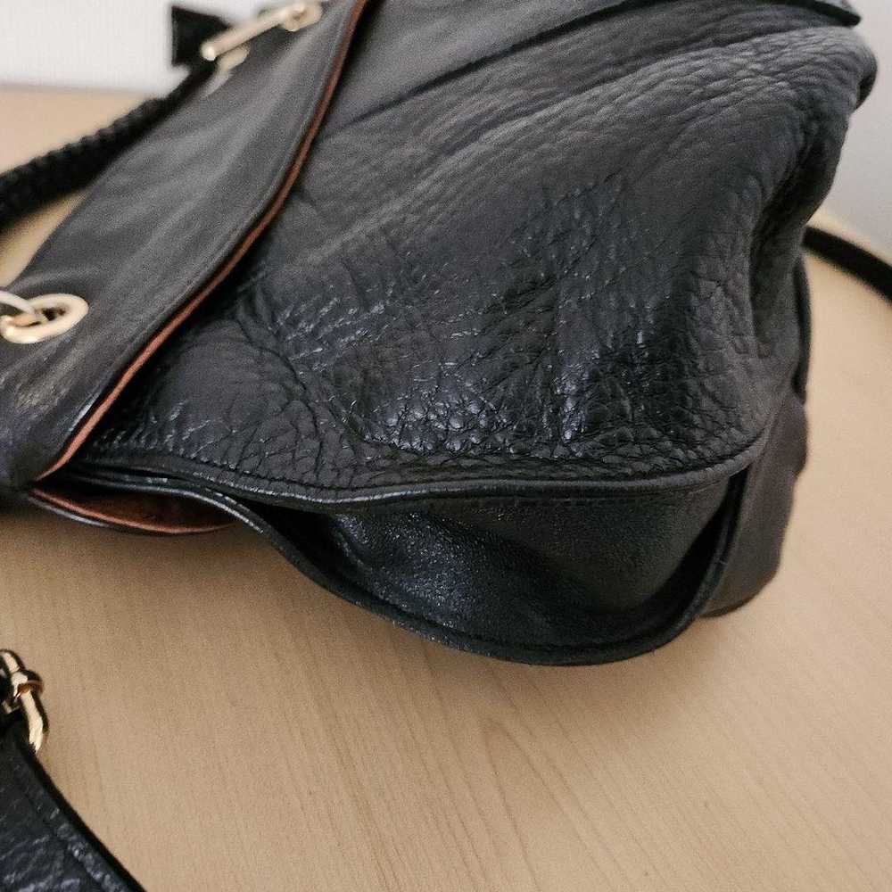 Genuine leather bag, shoulder style with handles,… - image 6