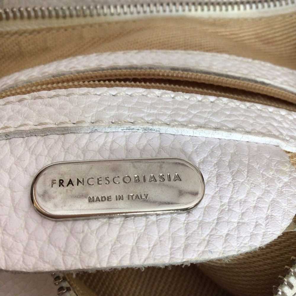 Francesco Biasia White Large Hobo Bag - image 4