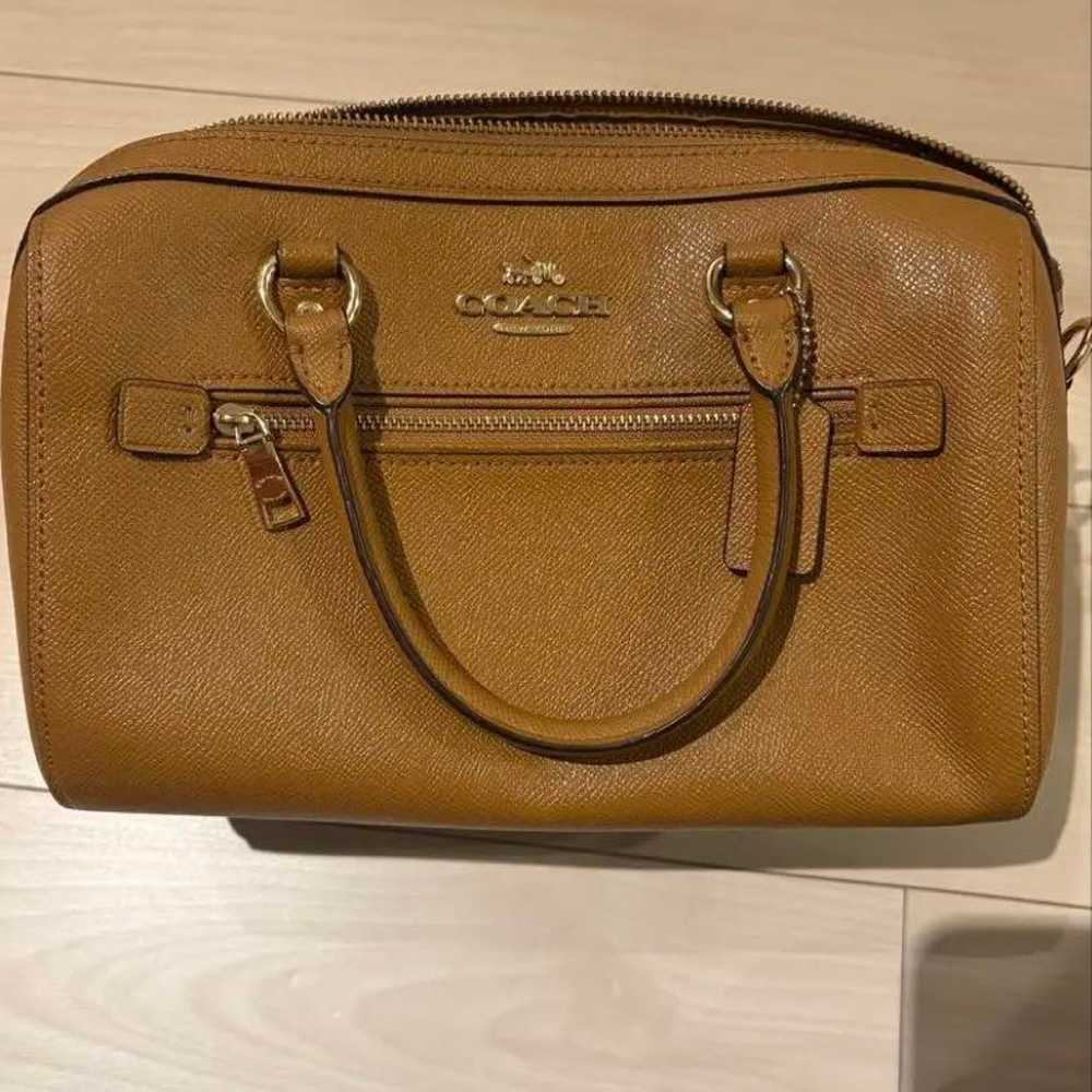 COACH Handbag Mini Boston Shoulder Bag - image 1