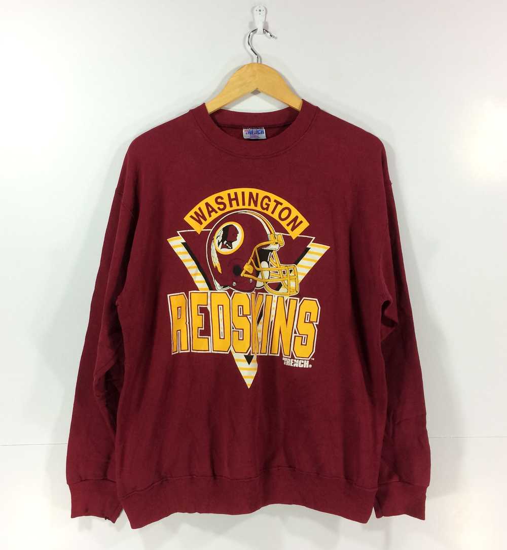 Redskins Vtg Trench Usa Washington Redskins Crewn… - image 1