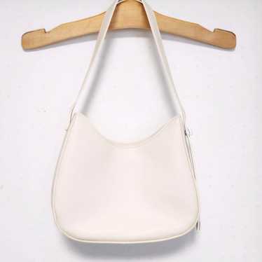 Crescent Moon Handbag Shoulder Bag White Ivory - image 1