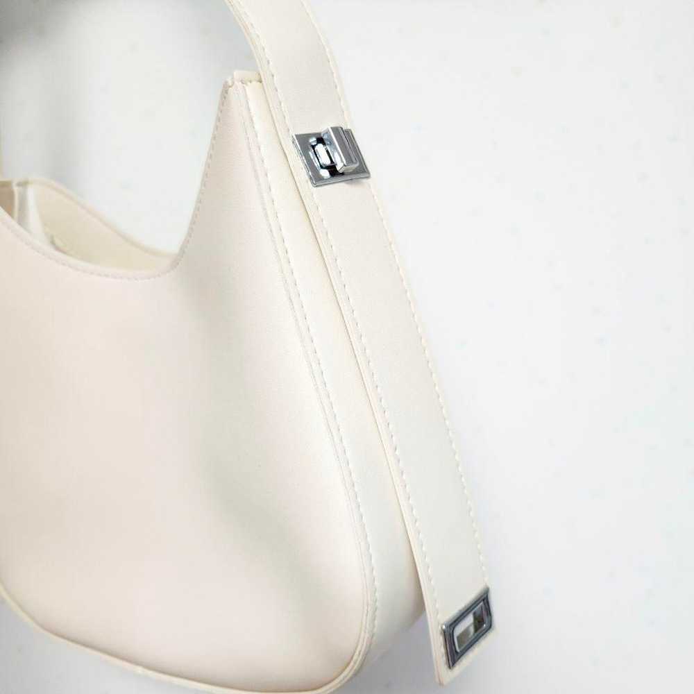 Crescent Moon Handbag Shoulder Bag White Ivory - image 3