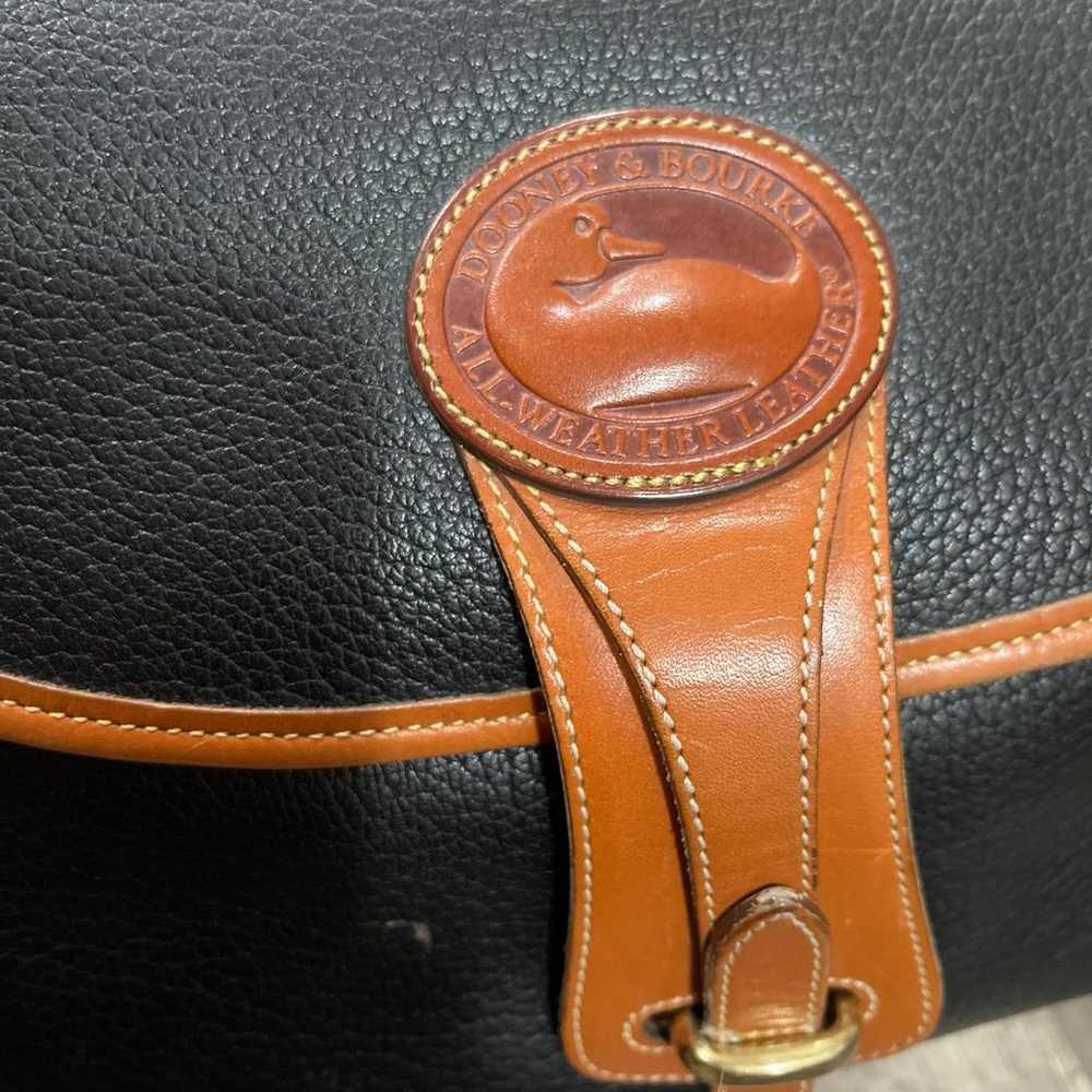 Vintage dooney & Bourke all weather leather black… - image 4