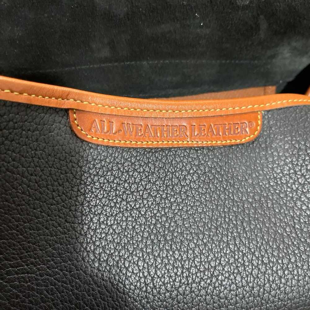 Vintage dooney & Bourke all weather leather black… - image 7