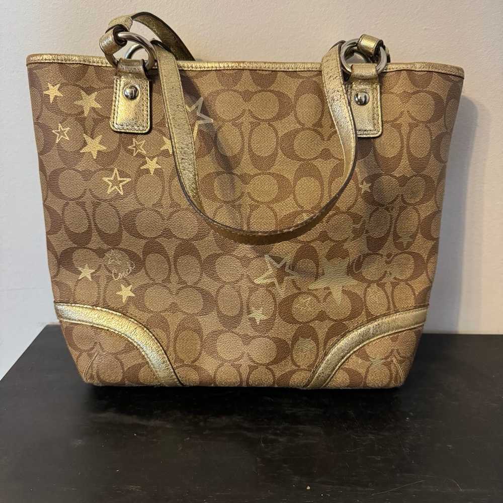 Vintage Coach star Tote - image 1