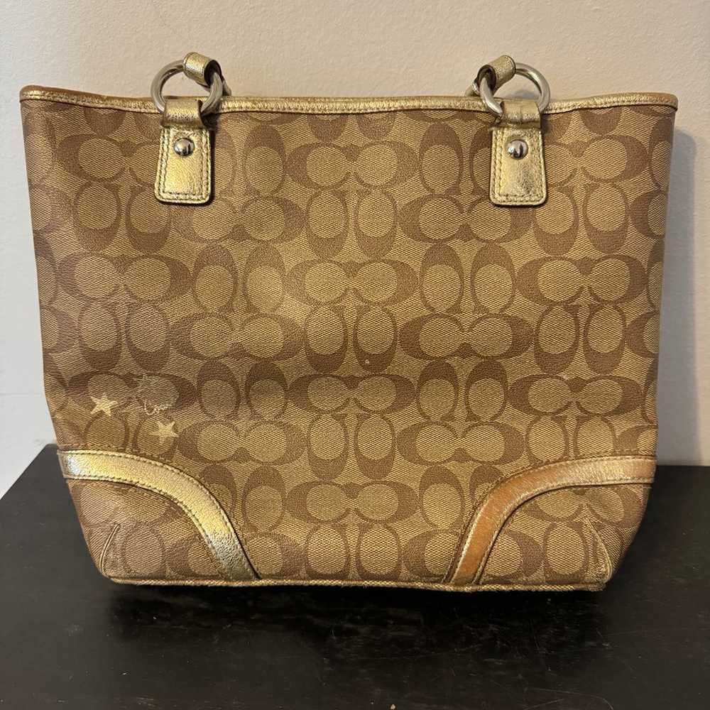 Vintage Coach star Tote - image 2