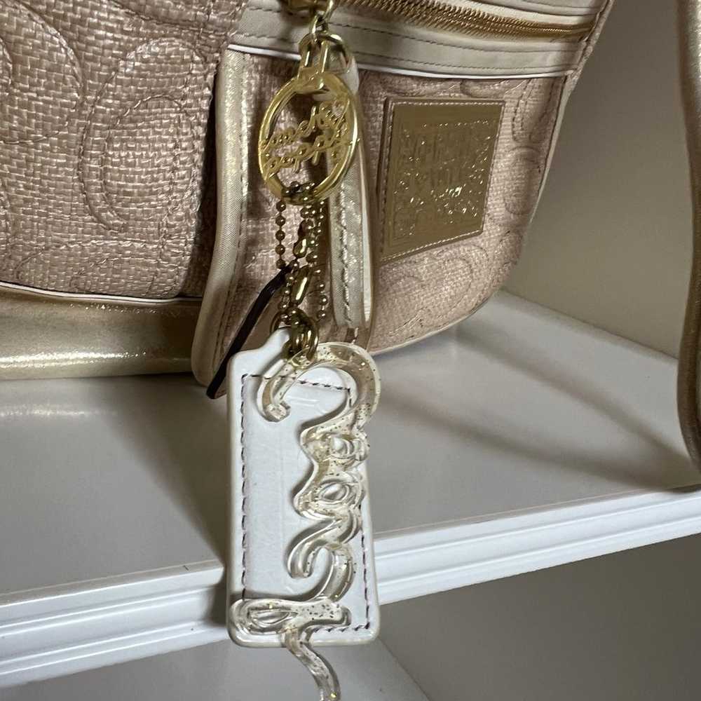 Coach Poppy straw tote bag Purse - image 7