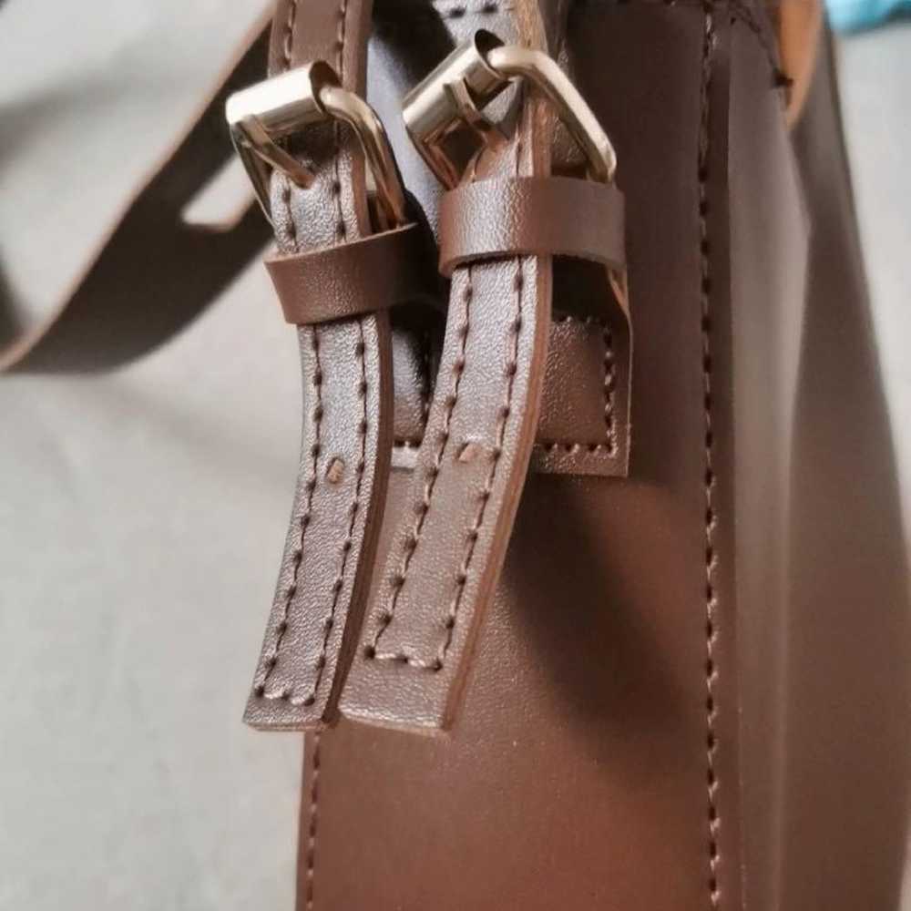 Brown Leather Shoulder Bag - image 2