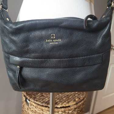 Kate Spade Genuine Leather Crossbody Bag Black Me… - image 1